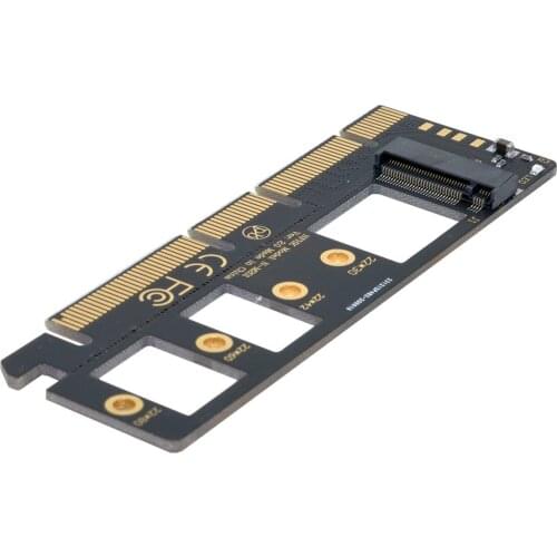 CY NGFF M-key NVME M.2 SSD to PCI-E Express 3.0 16x X4 Adapter without Bracket