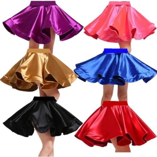 Childrens latin dance costume practice skirt girls childrens professional competition examination big swing skirt costumes
