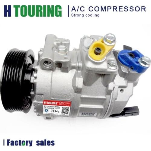 7SEU17C AC Compressor For VW Passat Tiguan Touran For Audi A3/ S3/ Sportback/quattro 1K0820859M 1K0820808B 1K0820859C 1K0820859E