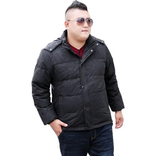 2019 New Winter Park Hooded Jacket Mens Warm Black Jacket Fashion Casual Short Extra Large 9XL 10XL Camouflage Jacket
