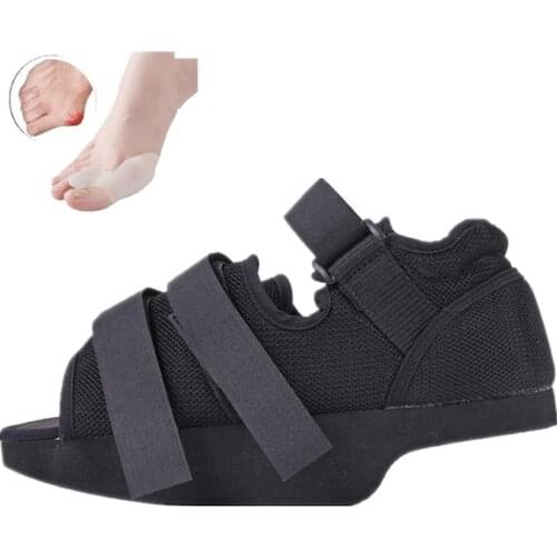 MEDICAL SURGICAL POST OPERATIVE SHOE BREATHABLE SQUARE TOE HEEL WEDGE HEAL corrective shoes forefoot and heel