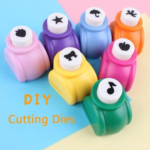 Mini Scrapbook Hollow Flower Punches Handmade Cutter Card Paper Flowers For Craft Punch Hole Puncher Shape DIY Tool Embossing