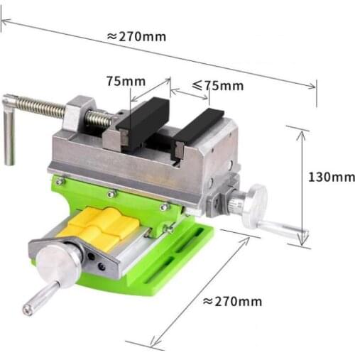 Bench drill precision cross flat nose pliers multifunctional dual-purpose movable vise pliers workbench precise operation