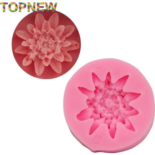 NEW DIY Beautiful Flower Shape Cake Molds Candy Pastry Tools Fondant Silicone Chocolate Moulds Bakeware C1756 SGS