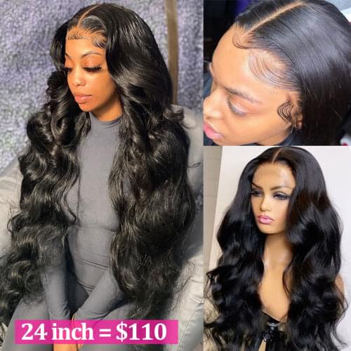 Body Wave Wig Lace Front Human Hair Wigs For Women 30 Inch Transparent Lace Frontal Wig Human Hair Wavy Brazilian Lace Front Wig