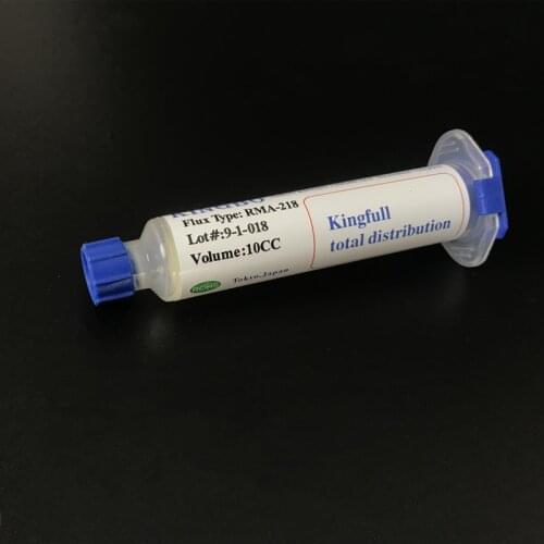 10CC KINGBO RMA-218 Solder Paste 100% Flux Cleaning-Free Low-Smoke BGA Soldering Station Commonly Used 218 Flux Repair Tool