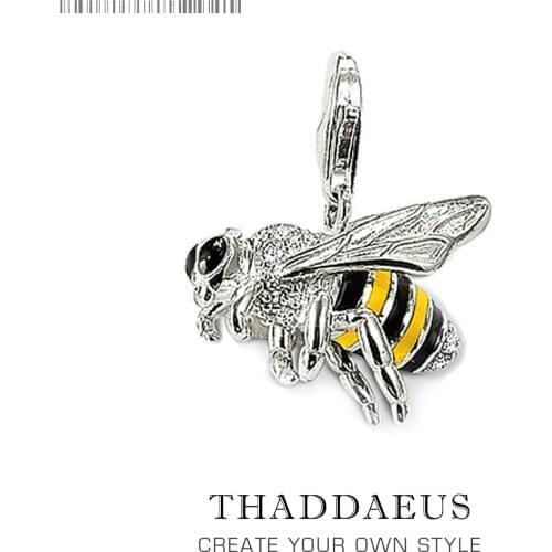 Pendant Insect Bee,2019 Winter Brand New Trendy Fashion Jewelry Europe Bijoux 925 Sterling Silver Gift For Woman & Men