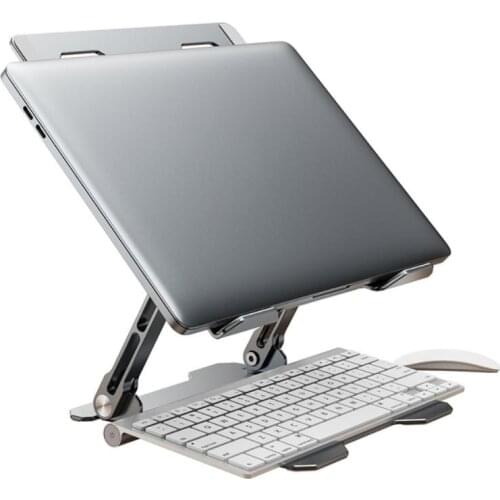 11-17inch Aluminum Alloy Adjustable Laptop Stand Portable Computer Stand Riser Compatible With All Laptop Stand Holder Antiskid