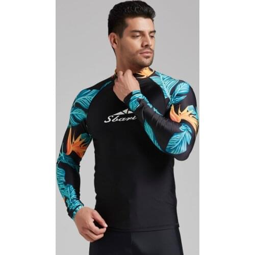 UV Protection Quick Dry Compression Rash Guard Mens Soft Slim Long Sleeve Compression Swim Surf Shirt Rashguard Tee Tops Basic