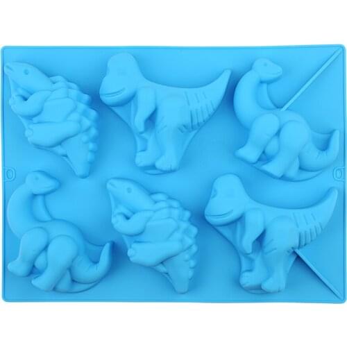 Silicone Cake Mold Dinosaur Shape BIG Animal Handmake DIY Food Grade Soap Mold Baking Mould Silicone Moulds For Cake Dessert