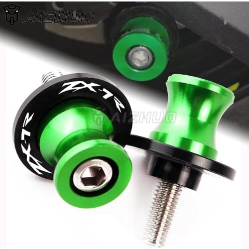 10MM Motorcycle Swingarm Slider Spools Stand Screw FOR KAWASAKI ZX7R ZX7RR ZX 7R ZX 7RR 1989-2003 2002 2001 2000 1999