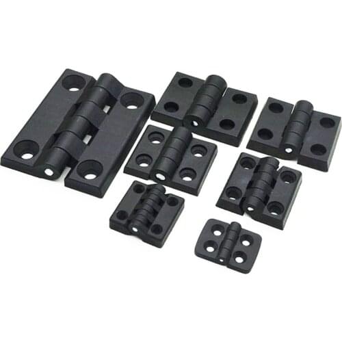 2pcs Plastic nylon hinge hinge electric cabinet refrigerator hinge aluminum profile hinge industrial hinge