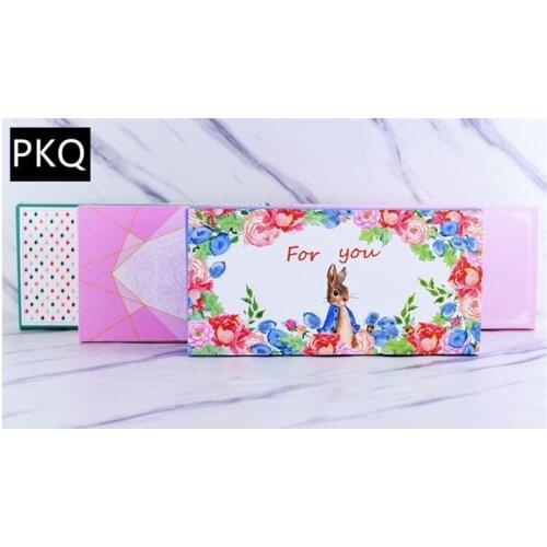 20pcs 29*14.5*5cm Large size Pink New Kraft Cookies box packaging paper cardboard kraft cake gift box Kitchen Carton Cake box