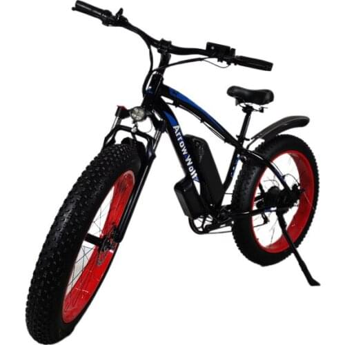 26 Inches Snow 1000W Electric Bicycle 48V 4.0 Fat Tire Mountain Bike Beach Snow Bicycle for Men MTB Ebike