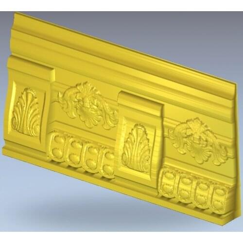 3d model relief for cnc in STL file format Meandr_14