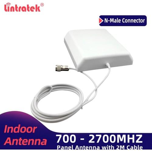 700~2700MHz 2G 3G 4G Indoor Panel antenna with 2m cable indoor Antenna for Mobile Signal Booster 2G 3G 4G @6.6