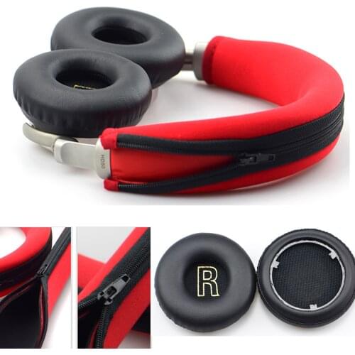 Headphone Ear Pads Ear Cushions headband For Meizu HD50 HD 50 HIFI Headphone Replacement Earpads Repair Accessories