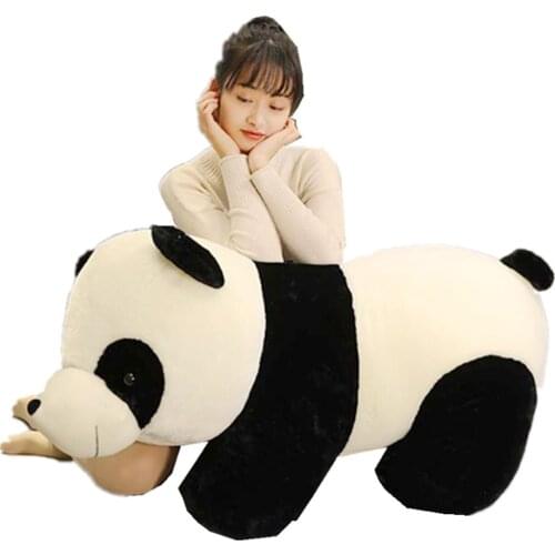 Fancytrader 43'' Giant Plush Chinese Giant Panda Toy Big Stuffed Simulation Panda Doll Animal Toys Best Gift Home Deco 110cm