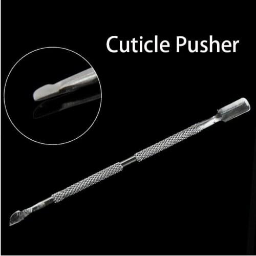 Hot nail tools to clean stainless steel nails dead skin steel spoon to push the cuticle pusher nail