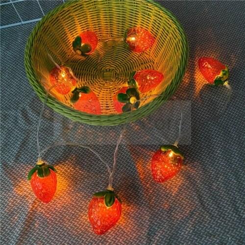 1.5m 10LED Strawberry Pineapple Banana Lemon Grape Fruit Lights String Theme Activity Party Room Decoration