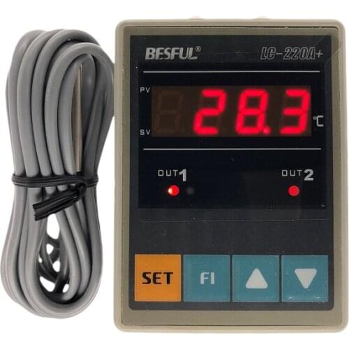 BESFUL Solar controller LC-220A+microcomputer two-way temperature controller Bihe temperature controller