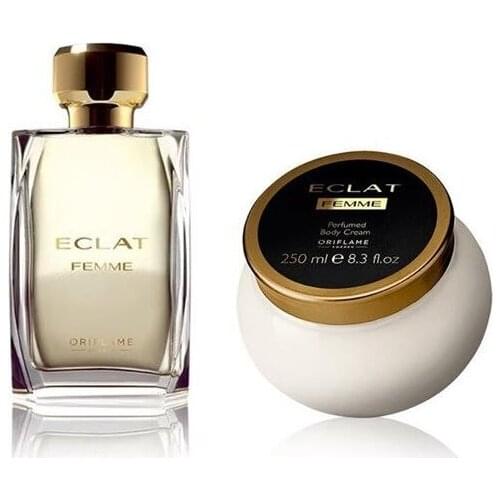 Oriflame Eclat Femme Edt 50Ml.+ Body Cream Womens Set. Sexy provocative lady set. love lust passion