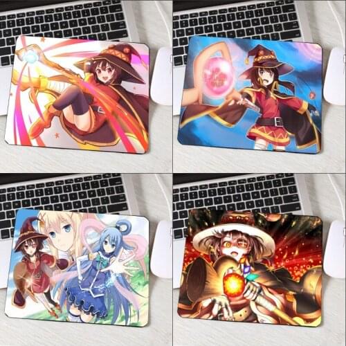 Mairuige So Popular Anime Girls Megumin Mini Pc Computer Mousepads Mahou Shoujo Creative Animation Products for Small mats
