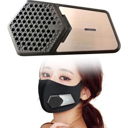 Face Cover Purifiers Mini Air Purifiers Healthy Breathing Multiple Uses Replaceable Smart Electric Air Filter Face Cover Fan