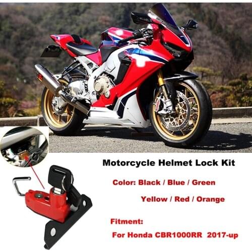 CBR1000RR Motorcycle Helmet Lock Kit with Two Keys For HONDA CBR1000 RR 2017 2018 2019-ON Helmet Lock Motorcycle Accessories