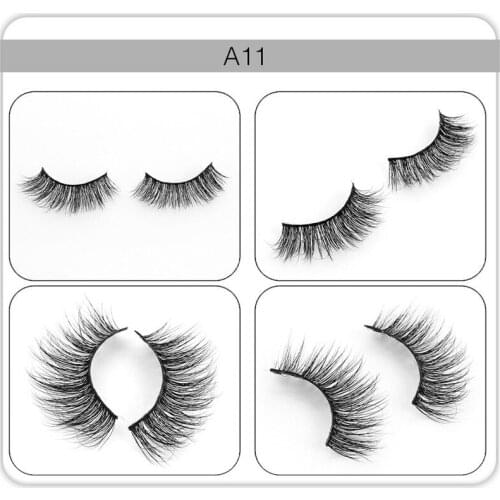 3D Mink Lashes High Volume Handmade Mink False Eyelashes Thick Full Strip Lashes