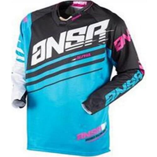 2021 Nueva Velocidad Bike Riding Jersey de Los Hombres de Verano de Manga Larga Jersey Motocicleta Camiseta