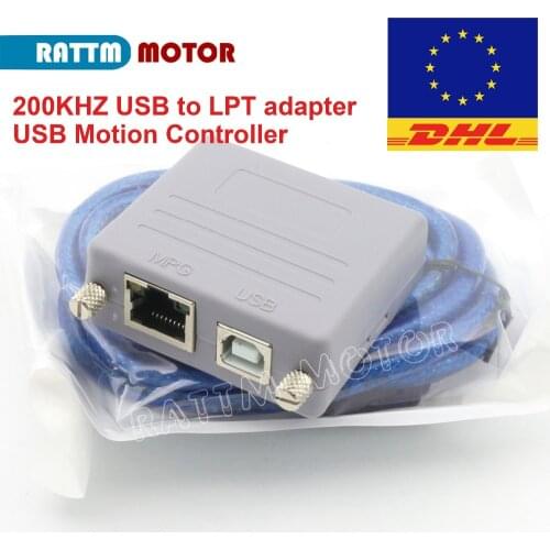 New 200KHZ RTM200 USB converter MOTION CONTROLLER USB to LPT adapter USB CNC controller for Mach3