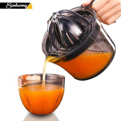 Sunhanny Manual Citrus Juicer for Orange Lemon Handhold Squeezer Lime Fruit Press 100% Original Juice for Child Healthy Life