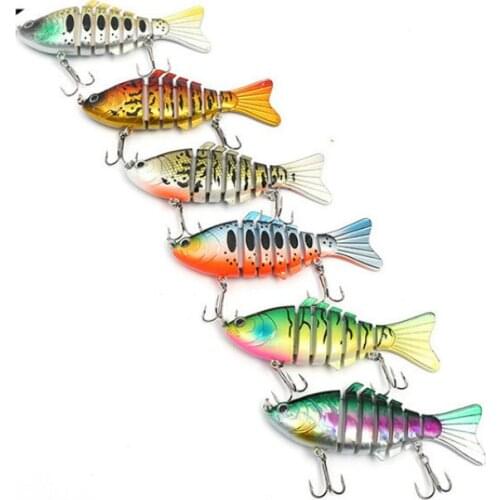 10 Pcs/lot Fishing Lures 100mm/16g Popper Bait With Treble Hooks Leurre Peche Crank Hard Bait Artificial Wobblers Fishing Tackle