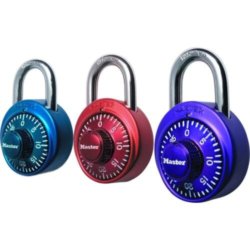 Master Lock High Safety Portable Combination Padlock Cabinet Storage Units Lock Luggage Backpack Lock
