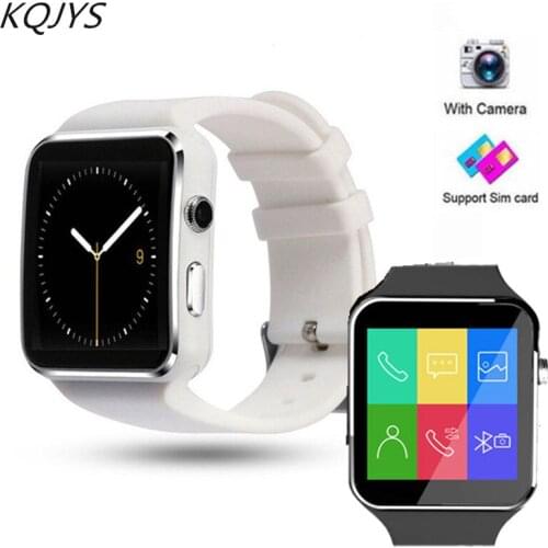TF Card Bluetooth Smart Watch with Camera Touch Screen Support SIM X6 Smart watch Sport Watch for Xiaomi Android Phone iPhone