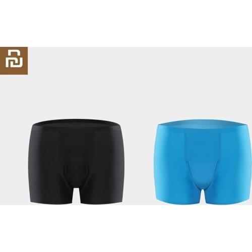 Youpin comfortable Air sensation underwear superfine fiber Ultra-thin breathable 3D no trace Sexy men Panties Briefs