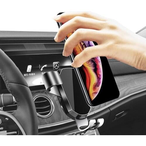 Universal Gravity Auto Phone Holder for Car Air Vent Clip Mount Mobile Support For iPhone Samsung Huawei Xiaomi