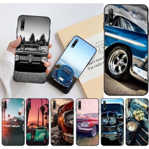 YJZFDYRM Classic Vintage Old Retro Car Customer Phone Case For Huawei Nova 6se 7 7pro 7se honor 7A 8A 7C Prime2019