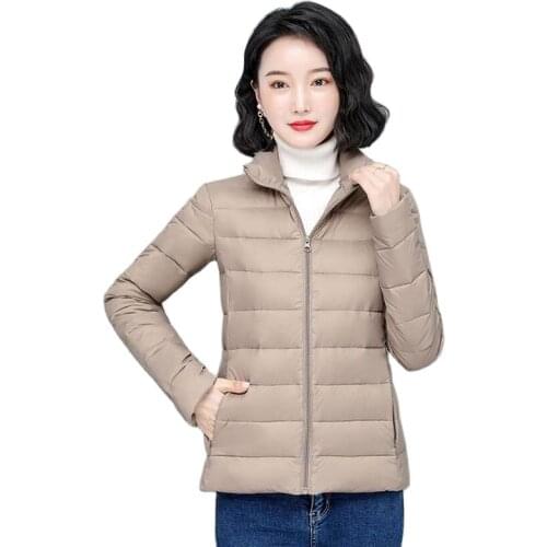 New 2021 Womens Cotton Coat Basic Liner Short Cotton padded Winter Jacket Women Coat Warm Down Cotton Parkas Overcoat Female