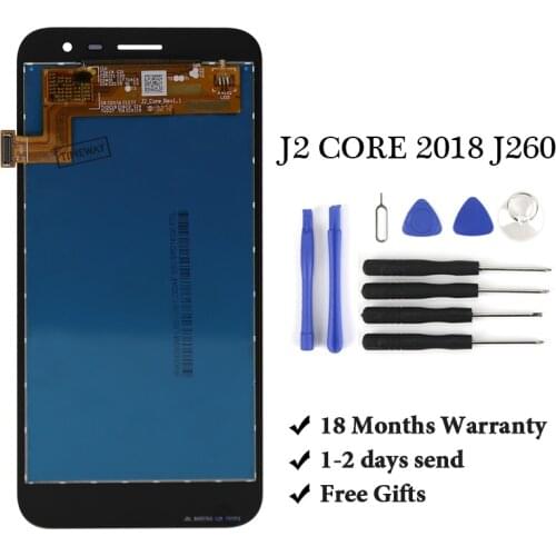 1pcs LCD For Samsung J2 Core 2018 J260 LCD Screen Display Digitizer touch screen Replacement assembly For Samsung J2 LCD display