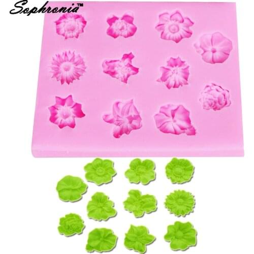 Sophronia M146 Small Sunflower 1pcs Shape UV Resin Jewelry Silicone Mold Expoxy Mold Jewelry Making DIY Craft