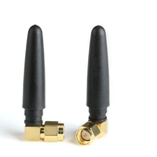 10PCS 433mhz/2.4G/GSM small pepper antenna wireless module antenna SMA elbow right angle L-shaped rubber sleeve antenna