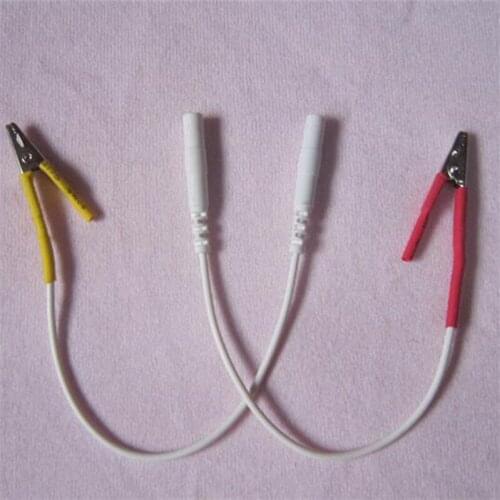20pcs/lot Electronic Acupuncture Therapy Instrument Alligator Clip Line, for HwatoSDZ-II Acupuncture Treatment Instrument