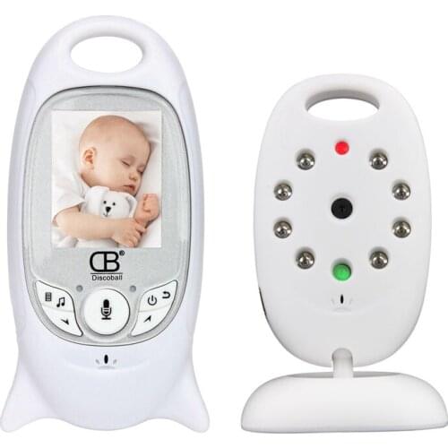 Video Monitor 2.0 Inch Wireless Security Camera 2 Way Talk Night Vision IR LED Temperature Baby Monitoring With Music
