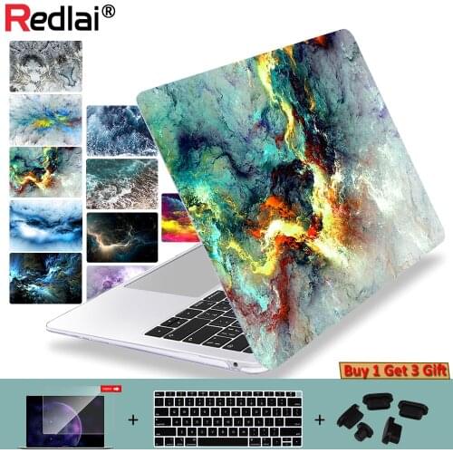 Redlai 2020 A2338 A2337 A2179 A2289 Case for MacBook Air Pro Retina 11 12 13 15 16 inch A2141 Plastic Pattern Hard Shell Cover