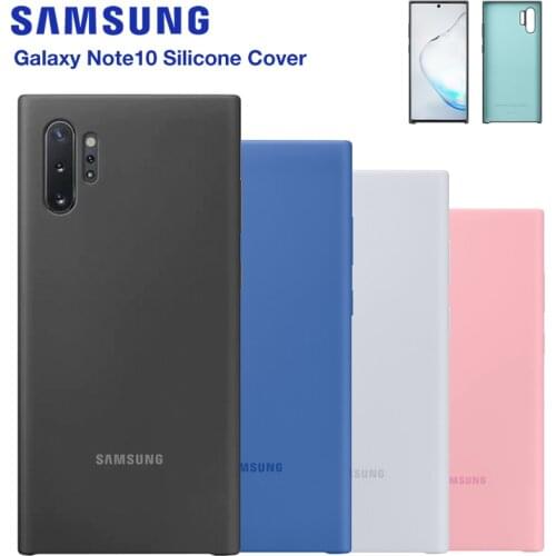 Samsung Note 10 Plus Case Original Liquid Silicone Soft Back Cover Samsung Galaxy Note10 Plus Note 10 Case For Galaxy Note10
