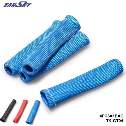 E 4cyl heat Protector Spark Plug Wire Boot Heat Sleeve Protector Cover For FORD FOCUS DURATEC 1.8L 2.0L TK-GT04