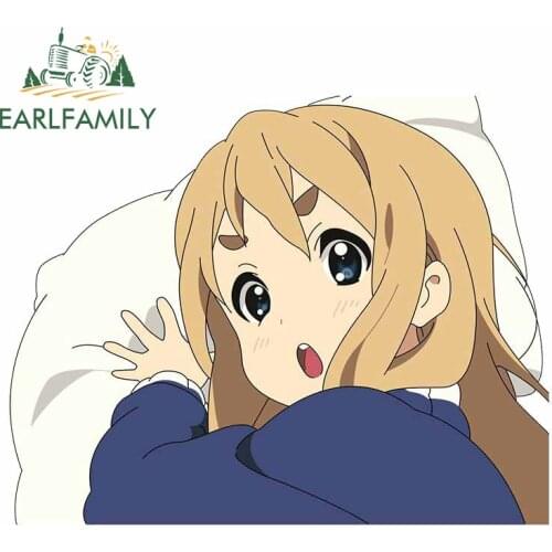 EARLFAMILY 13cm x 10.3cm For K-on Car Stickers Windows Decal Waterproof Personality Motorcycle Decals For JDM SUV RV