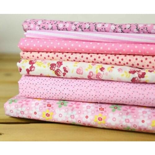 25*25cm Flower Printed 100% Cotton Fabrics DIY Assorted Pattern Cotton Cloths Handmade Tilda Doll Needlework Crafts Patchwork